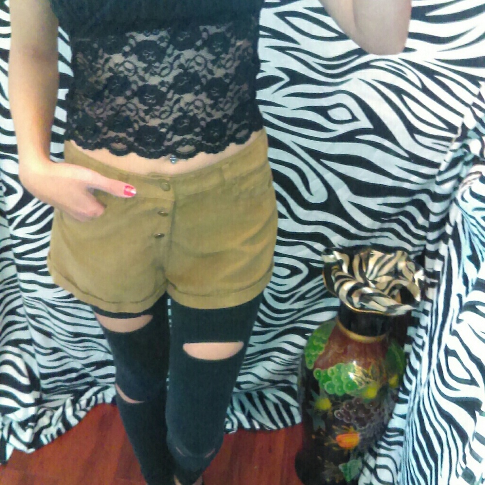 Hollister swayed high waist shorts